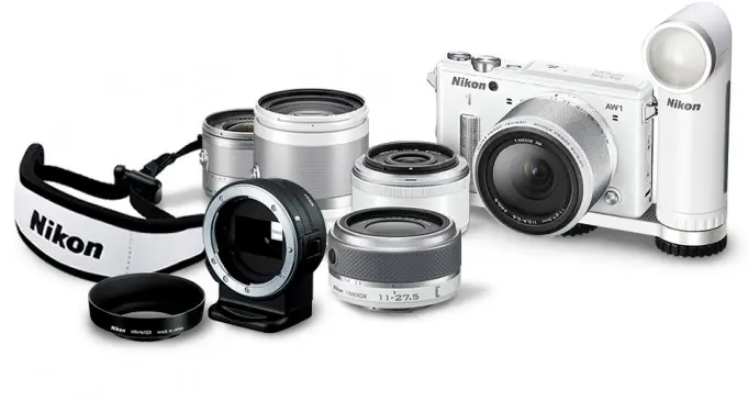 Nikon 1 AW1 kopen review stukken