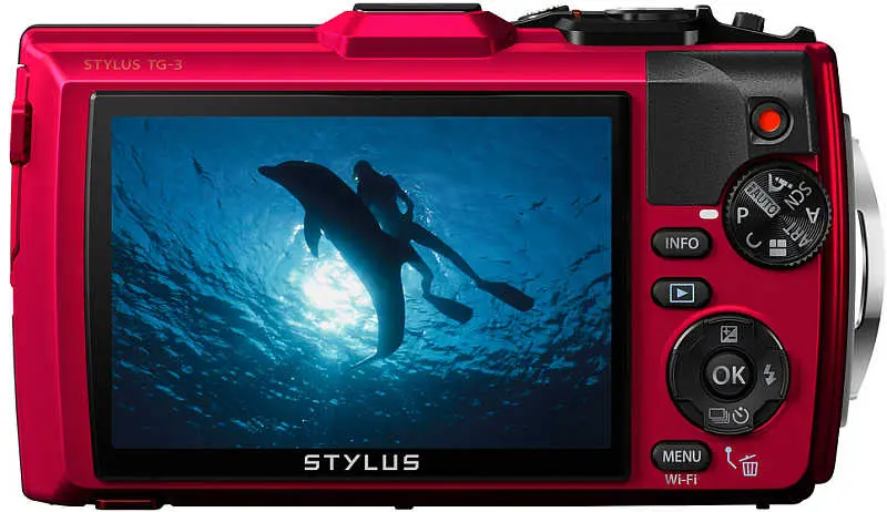Olympus Tough TG-3 review knoppen onderwatercamera