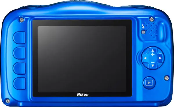 Nikon Coolpix S33 review achterkant camera