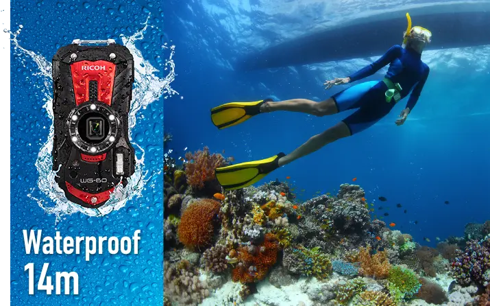 ricoh wg-60 review onderwater camera waterproof