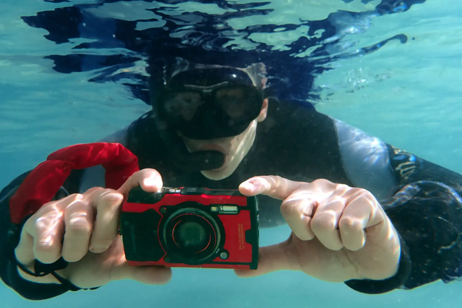 Fotokwaliteit camera onderwater